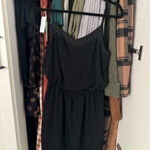 Express Elegant Black Midi Dress